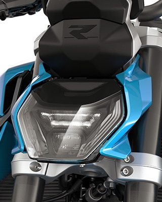 The headlight of the R 1300 R from BMW Motorrad