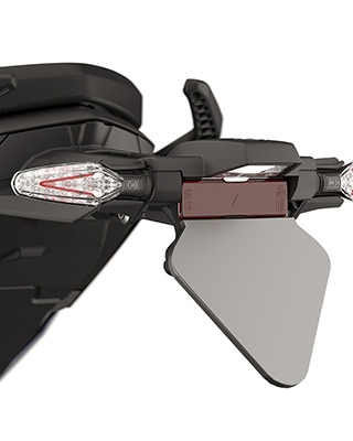 The sporty rear of the F 900 XR from BMW Motorrad