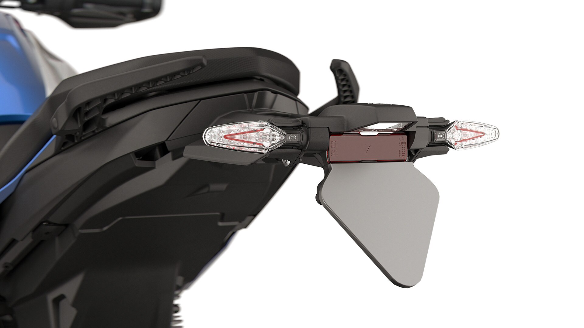 The sporty rear of the F 900 XR from BMW Motorrad