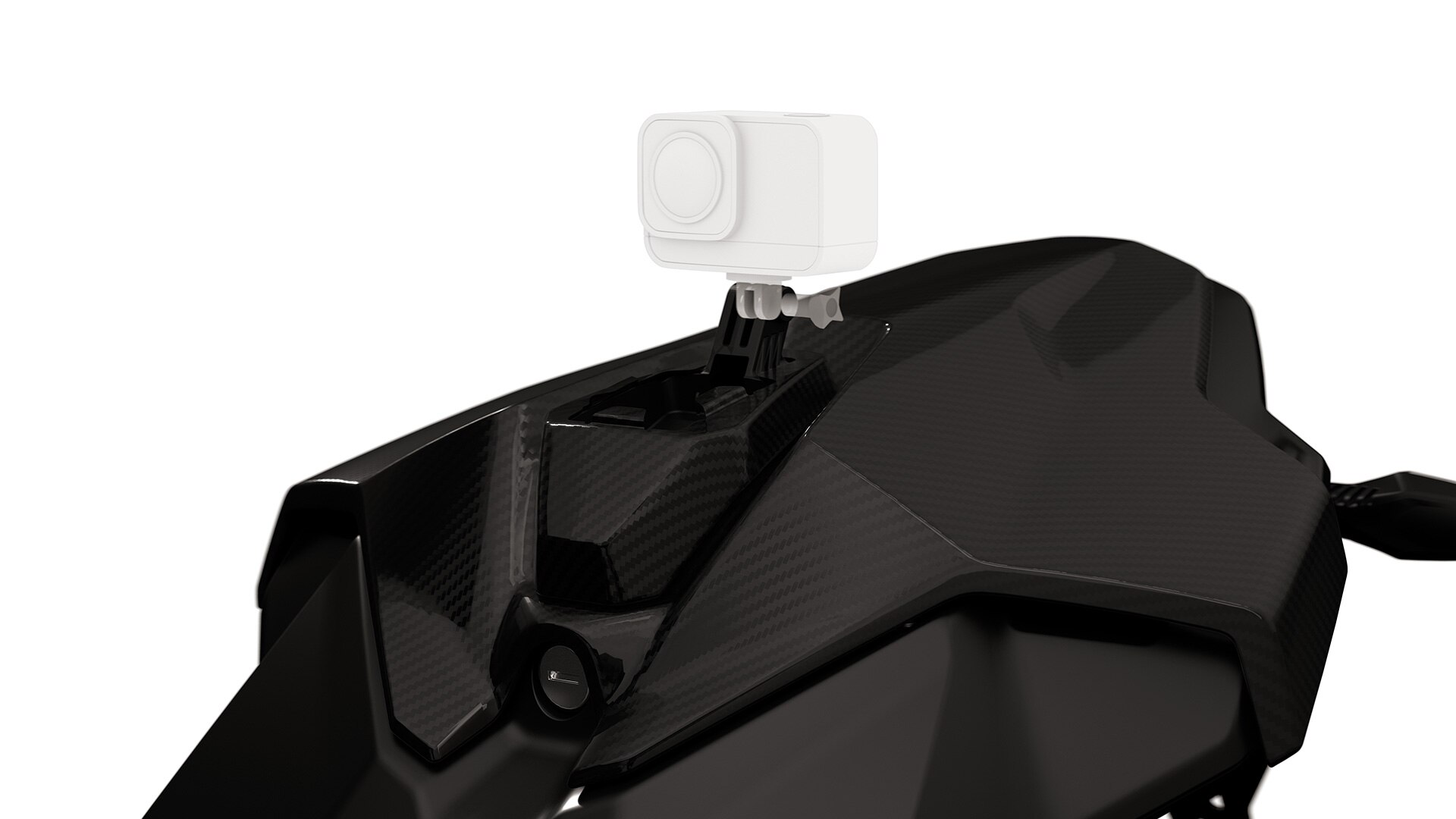 M Carbon tail-hump cover for the S 1000 RR