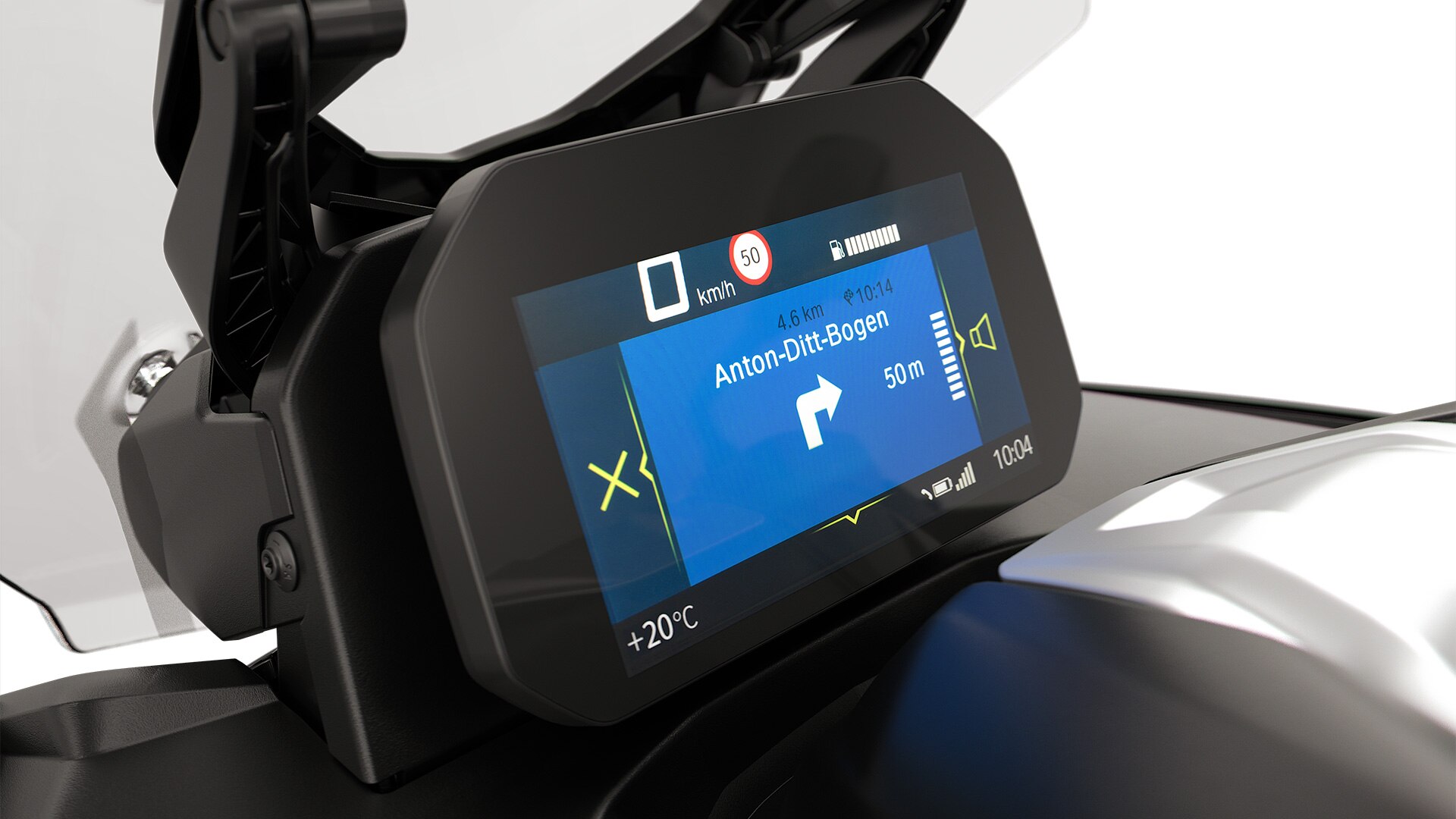 The BMW C 400 GT with Connectivity Pro